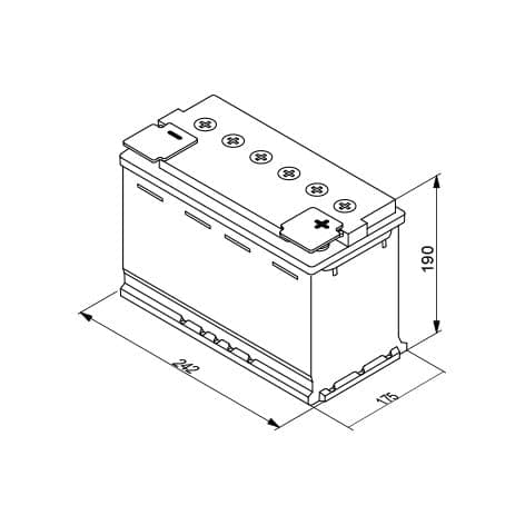 Bosch S5A05 - Batterie Auto - 60A/h - 680A - Technologie AGM - adaptée aux Véhicules avec Start/Stop - 7
