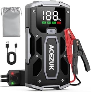 Battery Jump Starter, 6000A Jump Smart(10.0L Gas/8.0L Die…