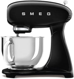 Robot pâtissier 4.8l 1000w noir SMF05BLEU - SMEG - 1