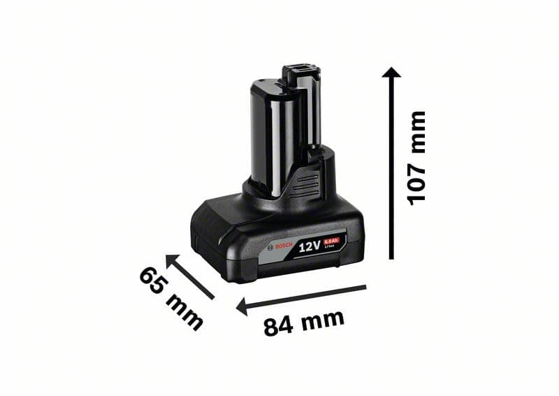 Bosch Professional 12V System Battery GBA 6.0Ah Battery - 2