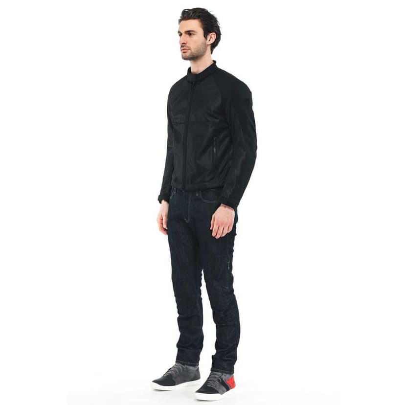 Dainese Sevilla Air Tex Jacket, Veste Moto Été, Homme, Noir/Noir, 50 - 6
