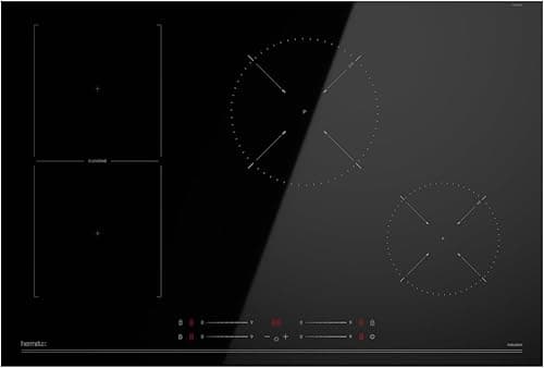 Hermitlux Induction Hob with 4 Recessed Burns, 77 cm, 700…