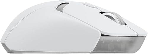 Logitech G309 LIGHTSPEED Wireless Gaming Mouse, Lightweight, LIGHTFORCE Hybrid Switches, HERO 25K Sensor, 300+ Hour Battery Life With AA Battery, 6 Programmable Buttons, PC & Mac - White