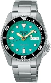 SEIKO 5 Sports SKX “Midi” Reissue Teal Dial Steel Bracelet 38mm Watch SRPK33K1