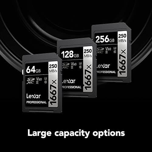 Lexar Professional 1667x 128GB SDXC UHS-II Card, Up To 250MB/s Read, for Professional Photographer, Videographer, Enthusiast (LSD128CBNA1667) - 6