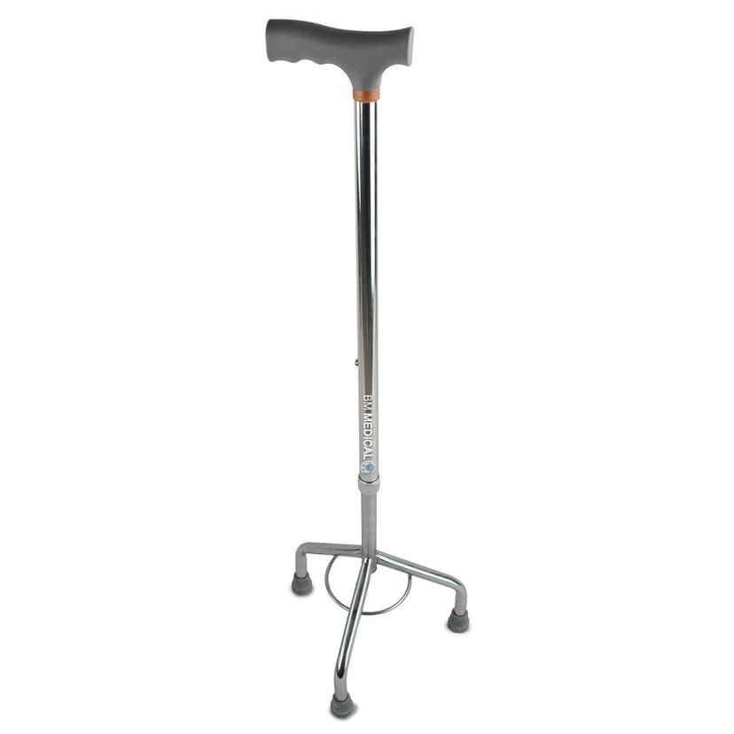 Tripod Cane - Bm Medical CT-10 - Lightweight Aluminium with a Practical and Stable Tripod Tip - Help to the Person - 1