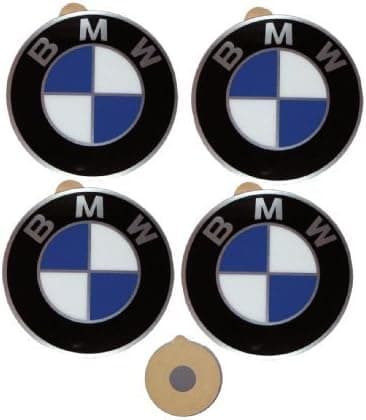 BMW Genuine Wheel Center Cap Emblems Decals Stickers 45mm