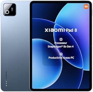 XIAOMI Pad 8, 11.2 Inch Tablet 8+128 GB, Snapdragon® 8s Gen 4 Mobile Platform, Massive 9200mAh (typ) Battery, 3.2K 144Hz Crystal Clear Display, HyperAI, Blue, Warranty 3 years, Charger Not Included - 1