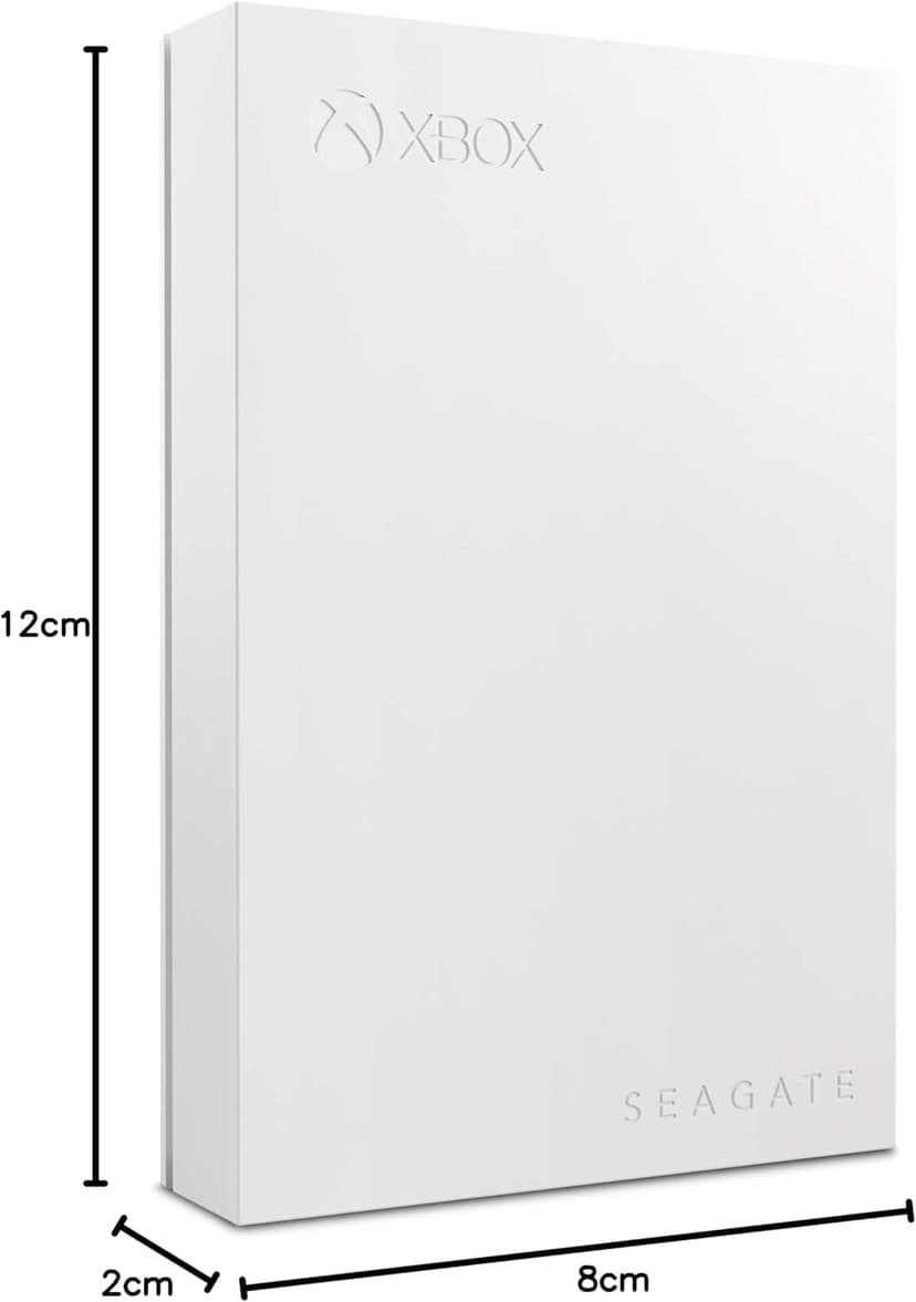 Seagate Game Drive for Xbox 5TB, External Hard Drive Portable, USB 3.2 Gen 1, White with built-in green LED bar, Xbox Certified, Data Rescue Services (STKX5000100) - 3
