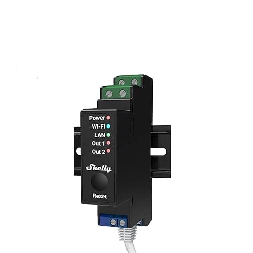 Shelly Pro 2PM Smart Wifi LAN Bluetooth Relay 2 Channel DIN Bar Professional