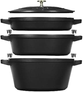 Staub La Cocotte 4.2 L Round Cast Iron Casserole Baking Dish - 1
