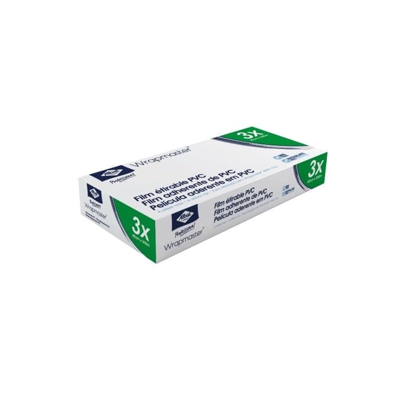WRAPMASTER Refill Roll Cling Film 45 cm x 300 m for WRAPMASTER 4500 and DUO Box of 3 Rolls Ref 31C62 - 1