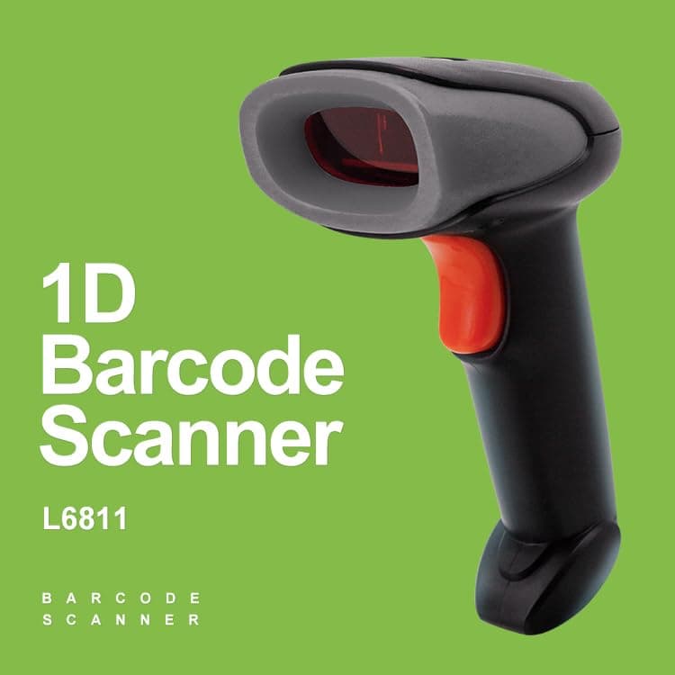 Yanzeo L6811 Barcode Scanner 1D Wireless & USB Barcode Reader for Windows, Android, iOS & PC - 2