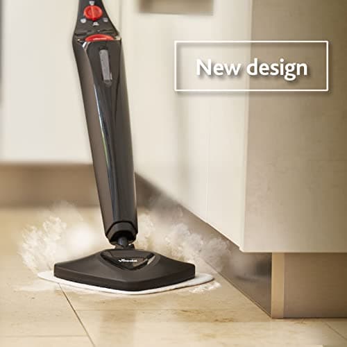 Vileda Steam Plus Steam Cleaner with PowerPad and 2 Microfibre Replacement Pads, Hygienic Floor Cleaner for Tiles, Laminate & Parquet, Heating Time: 15 Seconds, Eco Packaging - 4