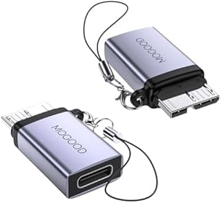 MOGOOD USB C Female to Micro B Data Charging Adapter, Mic… - 1