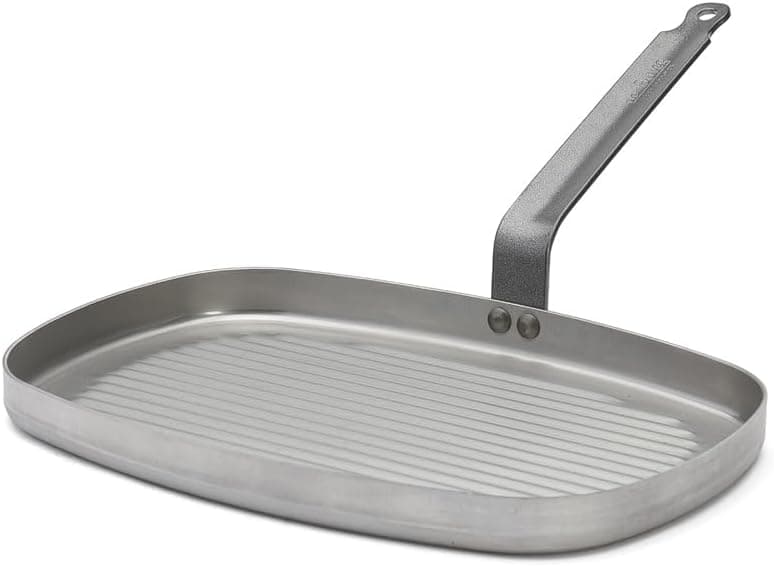 DE BUYER -5540.38 -poele grill rectang. queue f. 38x26cm, Gris - 1