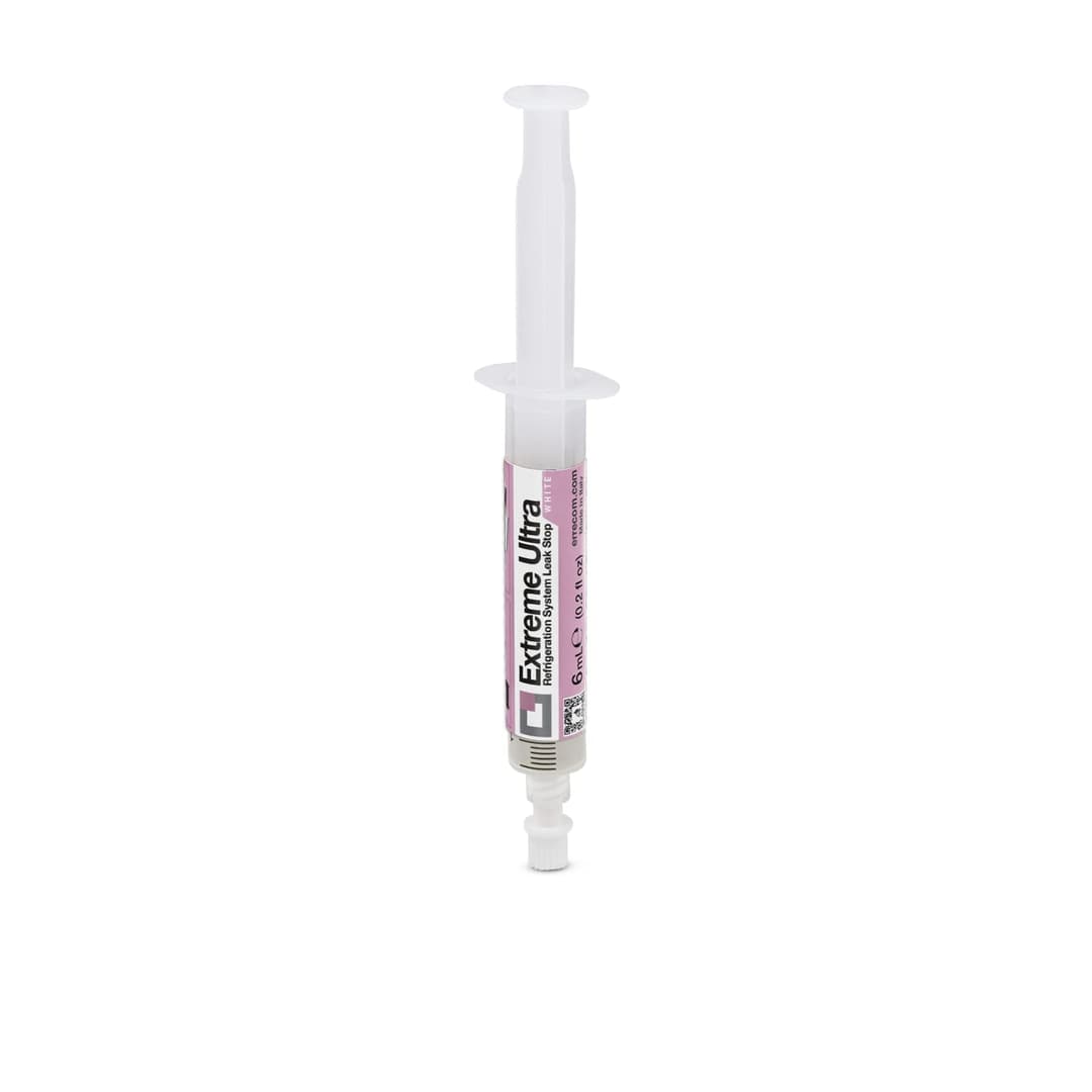 ERRECOM Extreme Ultra White - 6 mL, Refrigerant Leak Stop for Refrigerators with hermetic compressor and R600 - R290 – R134a, adapters not included