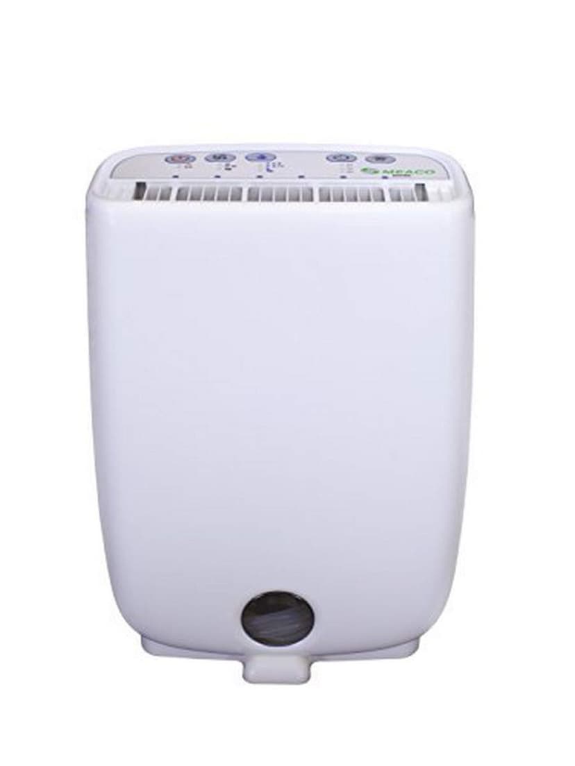 Meaco DD8L desiccating dehumidifier – Ioniser – ideal for use in unheated rooms (below 10 C) – self-restart, white with blue border - 1