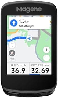 Magene C506 GPS Compteurs Vélo sans Fil, Navigation par Carte, Écran Couleur Tactile, Entraînement Cycliste, Rappels Intelligents, WiFi&Bluetooth, IPX7