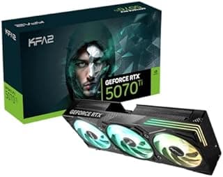 KFA2 GeForce RTX 5070 Ti EX Gamer 1-Click OC, Xtreme Tuner App Control, 16GB, GDDR7, 256-Bit, DP 2.1b*3/HDMI 2.1b/DLSS 4/Gaming Grafikkarte (RTX 50 Series, Black, EX Gamer) - 1