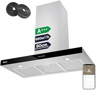 Ciarra CBCS9102 90cm Cooker Hood Wall Mount Chimney Hood … - 1
