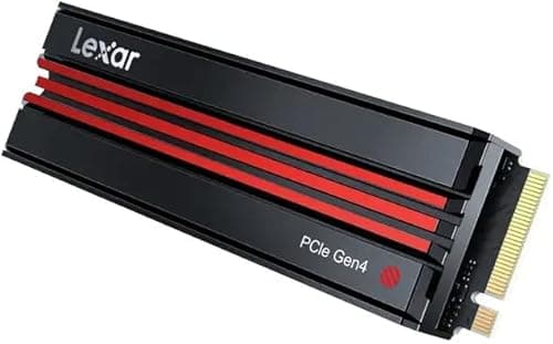 Lexar EQ790 4TB SSD with Heatsink, M.2 2280 PCIe Gen4x4 NVMe 1.4 Internal SSD, Up to 7,000MB/s Read, High-Performance Storage Internal Solid State Drive for PS5, PC, Laptop, Gamers