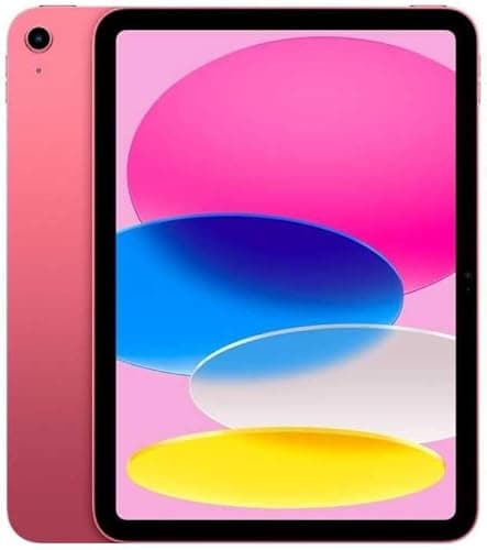 Apple iPad with A16 Chip: 11" Liquid Retina Display, 128GB, Wi-Fi 6, 12MP Front/Rear Cameras, Touch ID, Day Battery Life - Pink