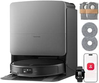 roborock Saros 20 Set Robot Aspirateur Laveur 36000Pa, Châssis AdaptiLift 3.0, Système Autonome StarSight 2.0, Double Anti-enchevêtrements, Technologie FlexiArm, Nouvelle Station RockDock, Ultra-mince