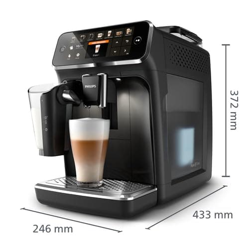 Philips 5400 Series Espresso Machine - Coffee Bean - LatteGo Milk Frother, 12 Coffee Specialities, Intuitive Display, 4 User Profiles, Black (EP5441/50) - 6
