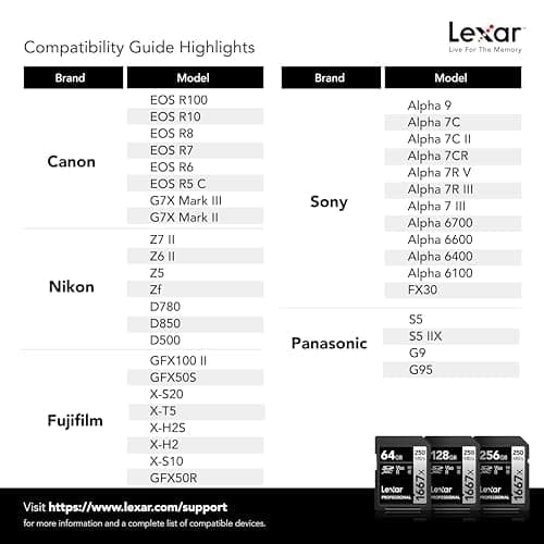 Lexar Professional 1667x 128GB SDXC UHS-II Card, Up To 250MB/s Read, for Professional Photographer, Videographer, Enthusiast (LSD128CBNA1667) - 5