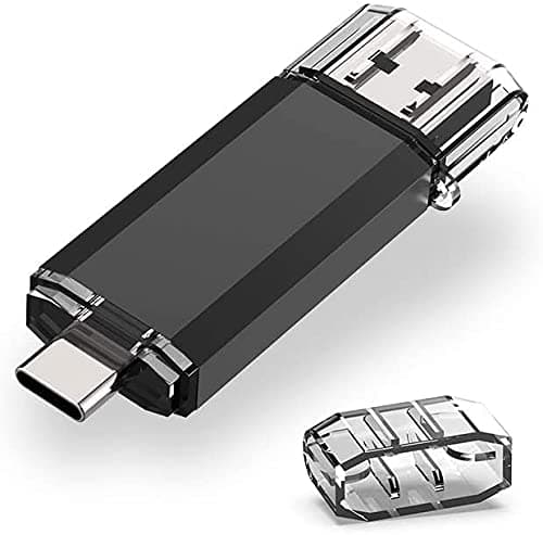RAOYI 128GB USB C Flash Drive USB C and A Dual USB 3.0 St… - 1