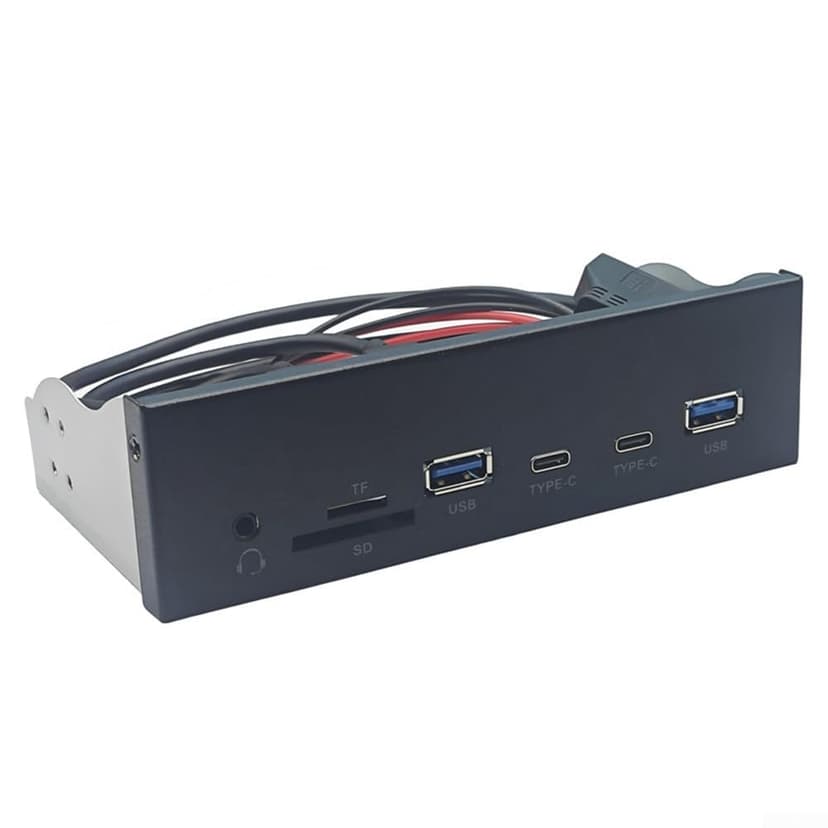 Zoegneer Extension de panneau avant USB 3.2 Gen1 Panneau … - 1