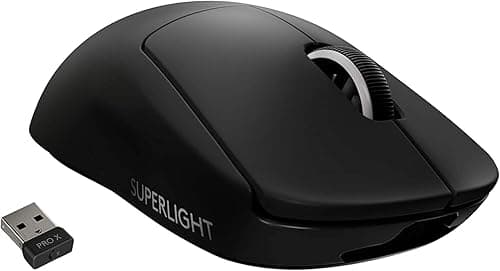 Logitech G PRO X SUPERLIGHT Wireless Gaming Mouse,Rechargeable, PC/Mac, (German Packaging) - Black