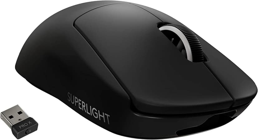 Logitech G PRO X SUPERLIGHT Wireless Gaming Mouse,Rechargeable, PC/Mac, (German Packaging) - Black - 1