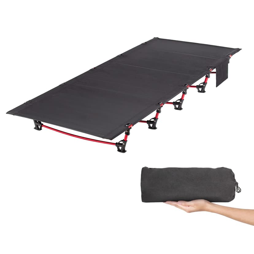 Leogreen Lit de Camp Pliable, Ultra léger Compact Solide … - 1