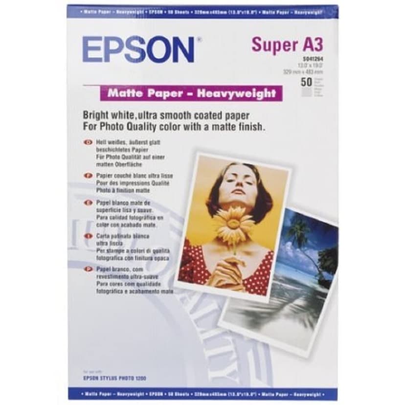 Epson Papier Mat à Fort Grammage 329 x 483 mm, papier A3 - 3