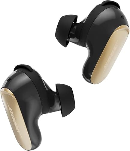 Bose QuietComfort Ultra Bluetooth Earbuds (2nd Gen), Wireless Noise Cancelling earbuds, Up to 6 hours battery, IPX4 Rating, Immersive Audio, Deep Bass, Desert Gold - Limited Edition