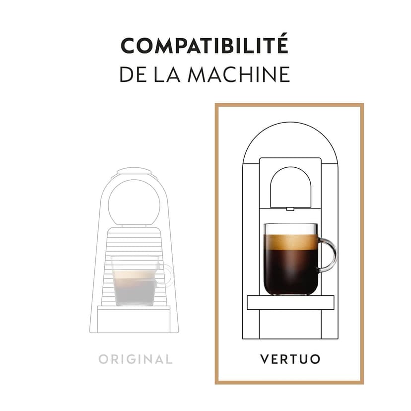 Nespresso Vertuo Voltesso 100 Coffee Capsules Intensity 4 for Espresso 40 ml (10 Packs of 10) - 4