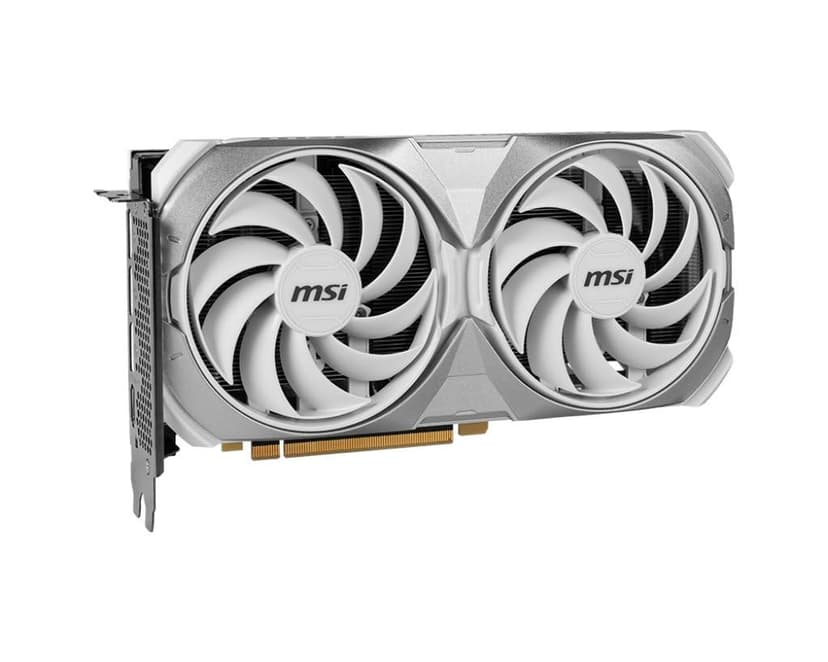 MSI GeForce RTX 4070 Super 12G Ventus 2X White OC Carte Graphique pour Le Jeu - 12 Go GDDR6X (21Gbps / 192 Bits), PCIe 4.0-2 x Ventilateurs TORX 4.0 - HDMI 2.1a, DisplayPort 1.4a - 3