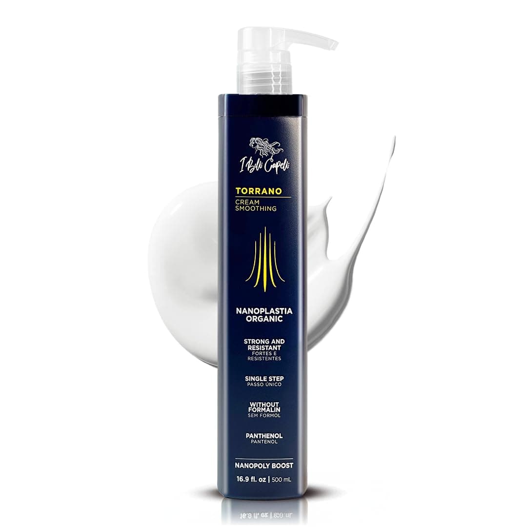 I Belli Capelli Torrano Traitement Capillaire à la Kératine pour Lissage en 1 Étape, Sans Formol - Nanoplastie pour Lisser les Cheveux, Kératine Organique Sans Formol pour Lisser les Cheveux - 1 unité