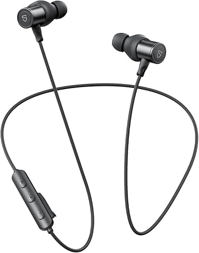 SoundPEATS Q40 HD Magnetic Bluetooth Earphones Hi-Res wit…