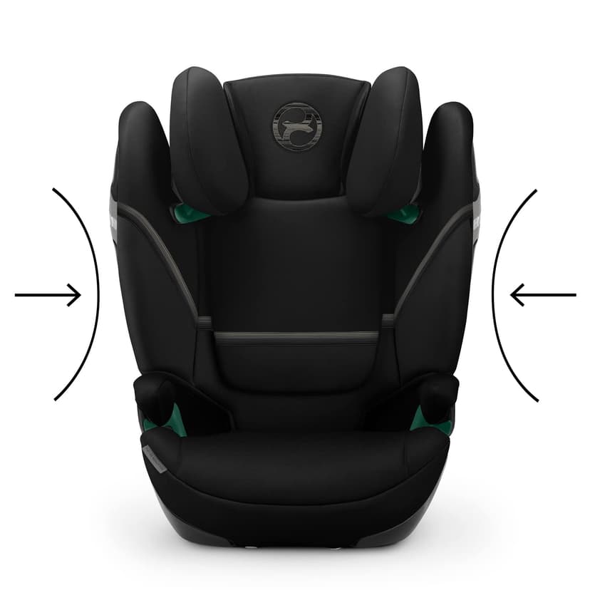 CYBEX Gold Siège Auto Solution S2 i-Fix, Pour les Voitures Avec et Sans ISOFIX, 100 - 150 cm, De 3 à 12 ans Environ (15 - 50 Kg), Moon Black - 3