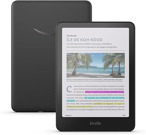 Amazon Kindle Colorsoft (Nouvelle génération) - avec écran couleur et éclairage chaud réglable - 16 Go