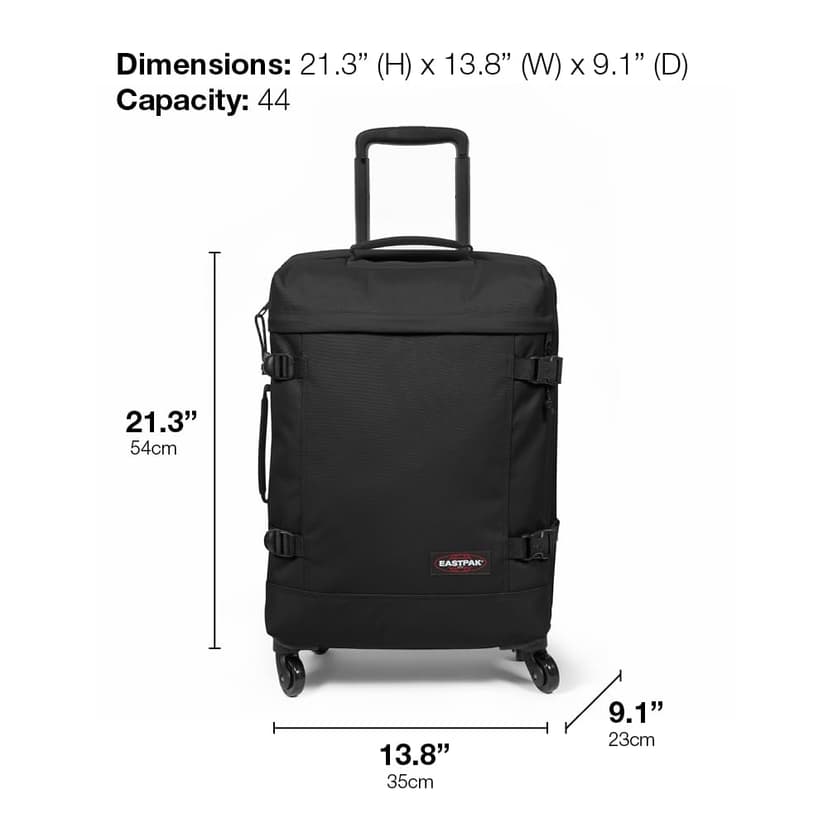 EASTPAK TRANS4 S Valise, 54 x 35 x 23 cm, 44 L - Black Denim (Gris) - 5