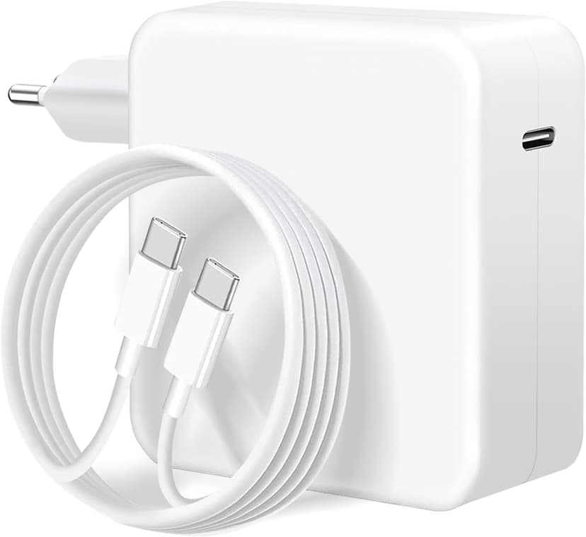 96W USB C Charger for MacBook Pro 16/15/14/13 Inch 2021 2020 2019 2019 2018, New MacBook Air, iPad Pro 12.9/11, Type C Suitable USB-C PC Laptop with 2m/6.6ft Cable. - 1