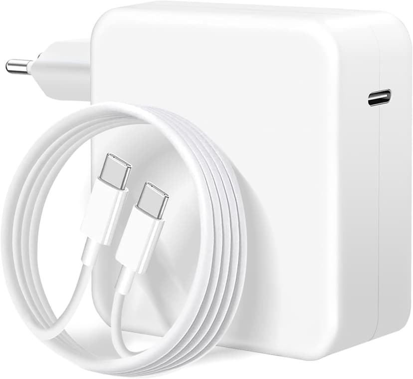 96W USB C Charger for MacBook Pro 16/15/14/13 Inch 2021 2020 2019 2019 2018, New MacBook Air, iPad Pro 12.9/11, Type C Suitable USB-C PC Laptop with 2m/6.6ft Cable. - 1