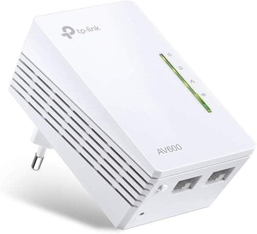 TP-Link TL-WPA4220 2-Port Add-On Powerline Adapter, Range Extender, Broadband/WiFi Extender, WiFi Booster/Hotspot