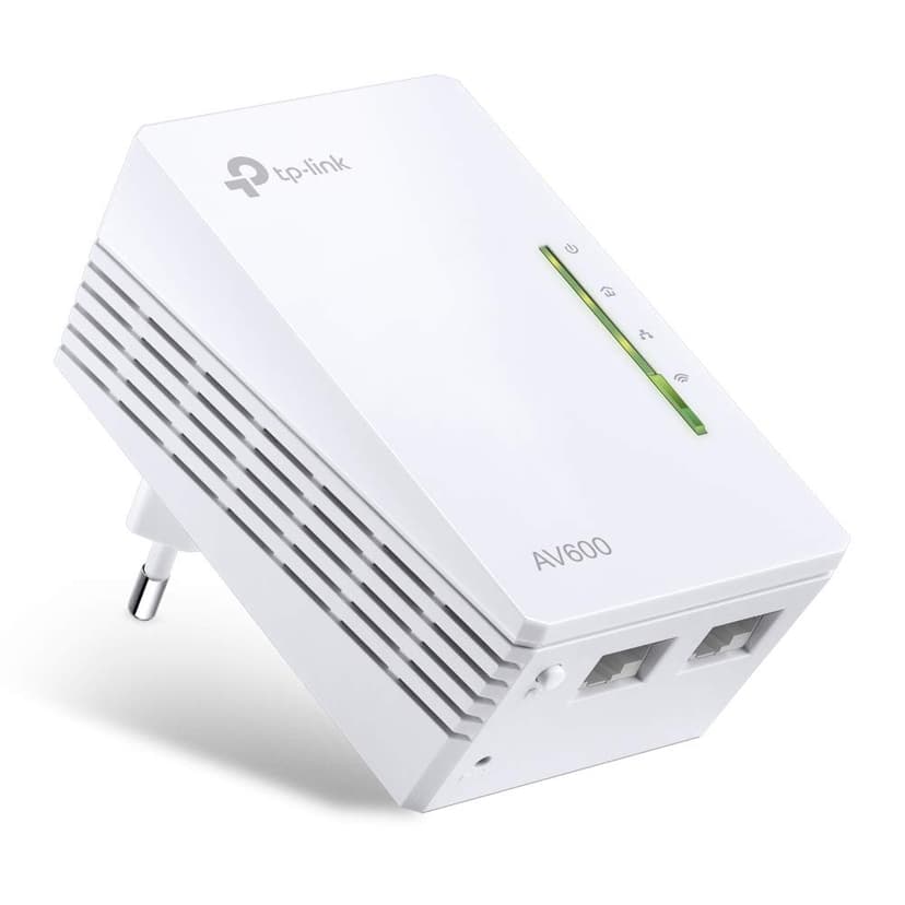 TP-Link TL-WPA4220 2-Port Add-On Powerline Adapter, Range Extender, Broadband/WiFi Extender, WiFi Booster/Hotspot - 1