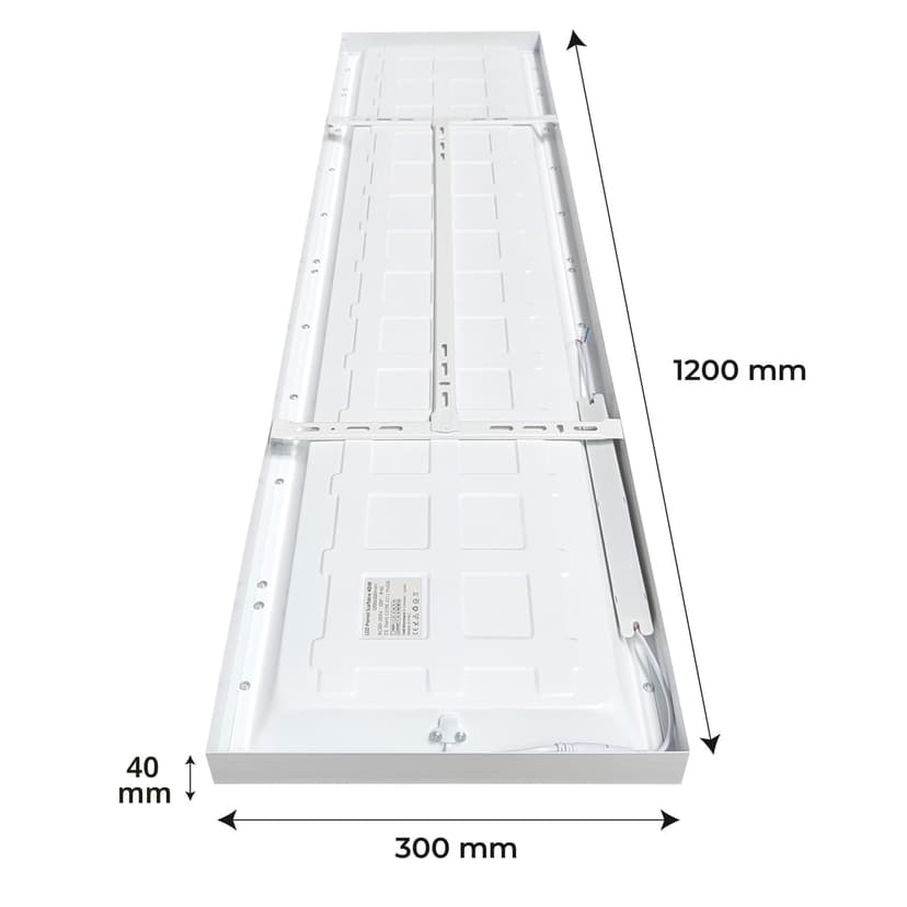 LED ATOMANT LED Ceiling Panel Surface 120 x 30 cm 48 W, CCT (Warm, Neutral and Cool White Colour Selector), 5000 Lumens, Driver Included - 5