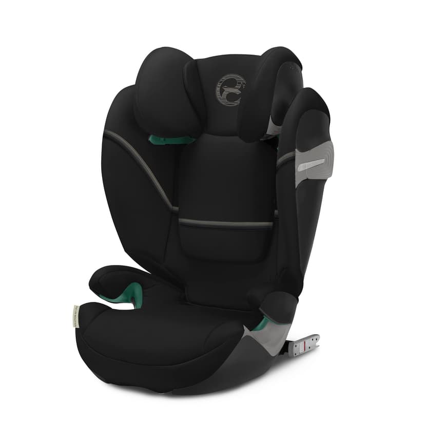 CYBEX Gold Siège Auto Solution S2 i-Fix, Pour les Voitures Avec et Sans ISOFIX, 100 - 150 cm, De 3 à 12 ans Environ (15 - 50 Kg), Moon Black - 1